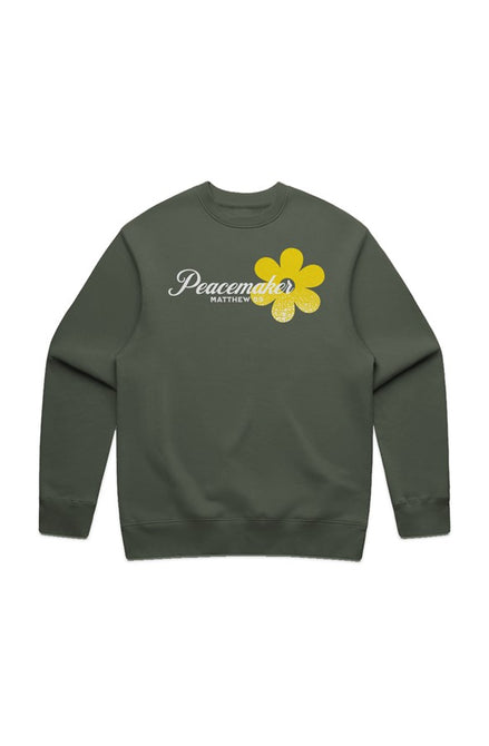 PEACEMAKER FLORAL RELAXED CREW