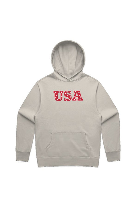 USA STARS RELAXED HOODIE
