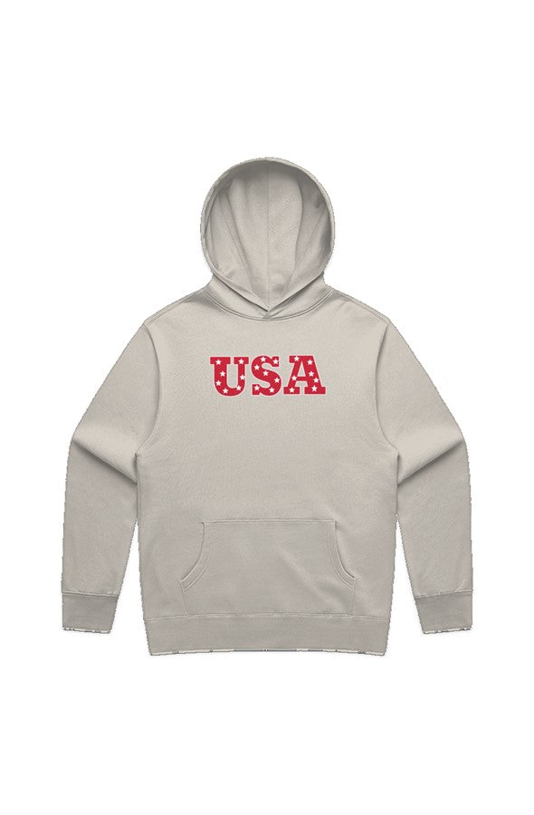 USA STARS RELAXED HOODIE