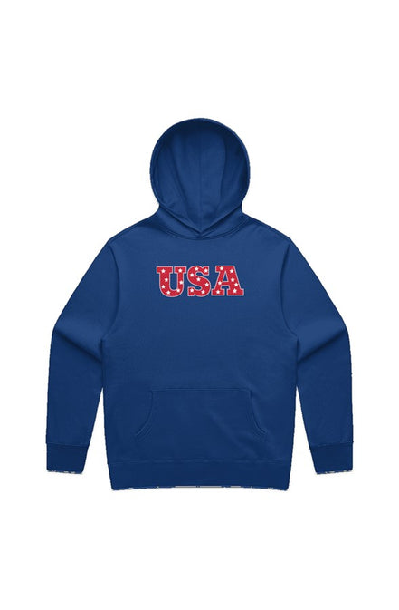 USA STARS RELAXED HOODIE