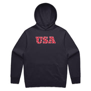 USA STARS RELAXED HOODIE