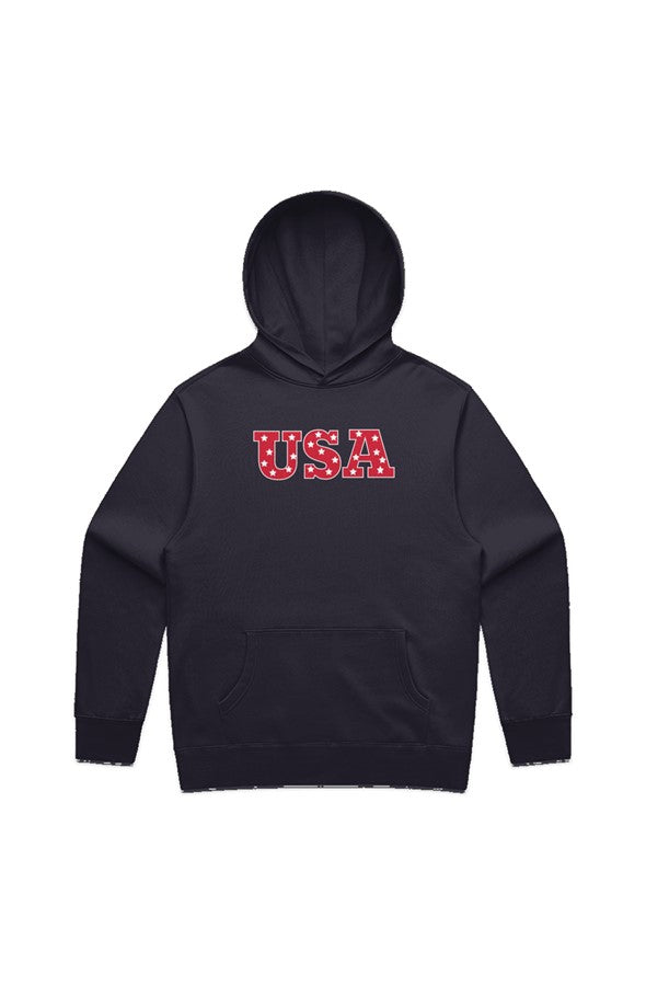 USA STARS RELAXED HOODIE