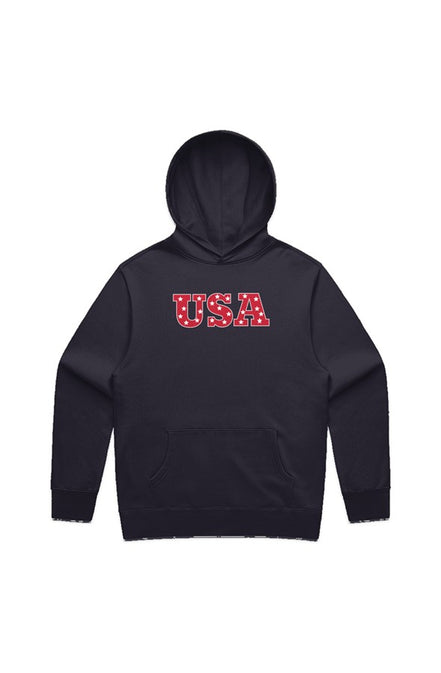 USA STARS RELAXED HOODIE