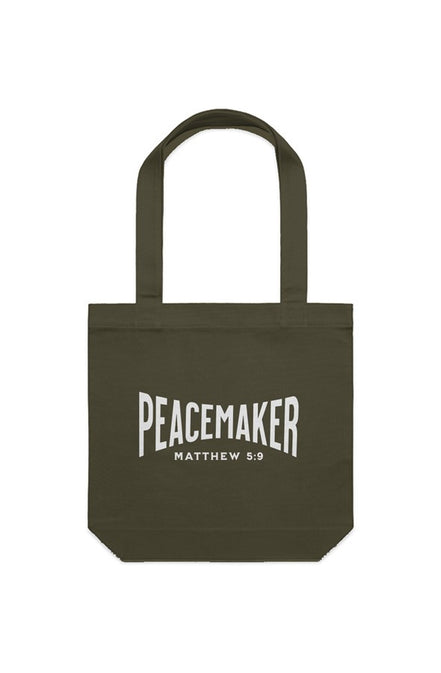 PEACEMAKER CANVAS TOTE