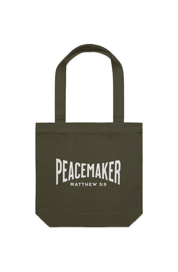 PEACEMAKER CANVAS TOTE