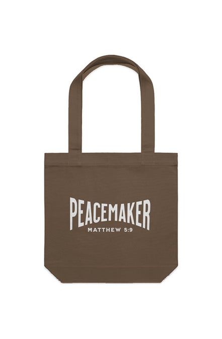 PEACEMAKER CANVAS TOTE