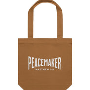 PEACEMAKER CANVAS TOTE