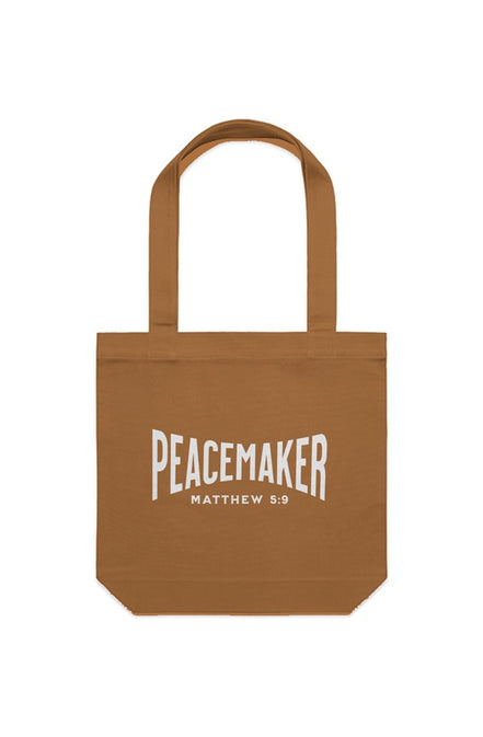PEACEMAKER CANVAS TOTE