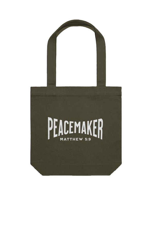 PEACEMAKER CANVAS TOTE