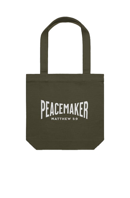 PEACEMAKER CANVAS TOTE