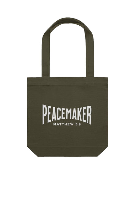 PEACEMAKER CANVAS TOTE