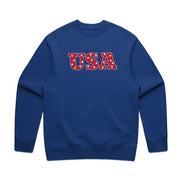 USA STARS RELAXED CREW