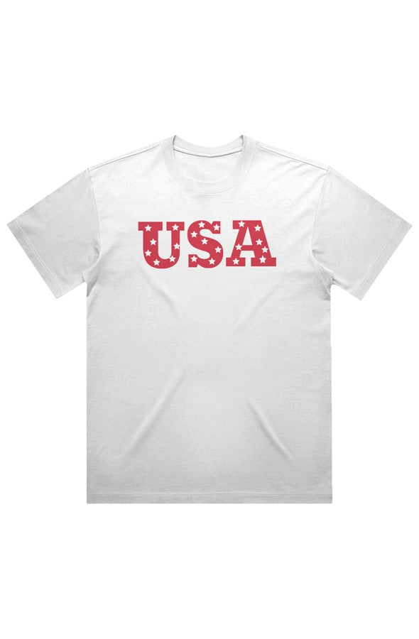 USA STARS RELAXED TEE