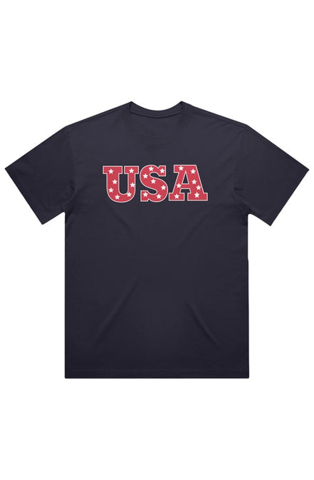 USA STARS RELAXED TEE