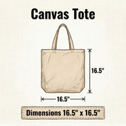 PEACEMAKER CANVAS TOTE