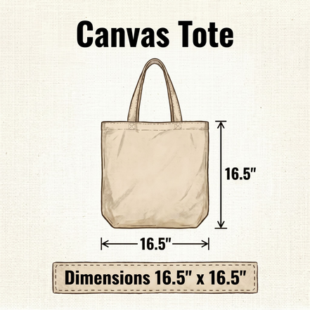 PEACEMAKER CANVAS TOTE