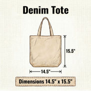AMERICA UNITED DENIM TOTE