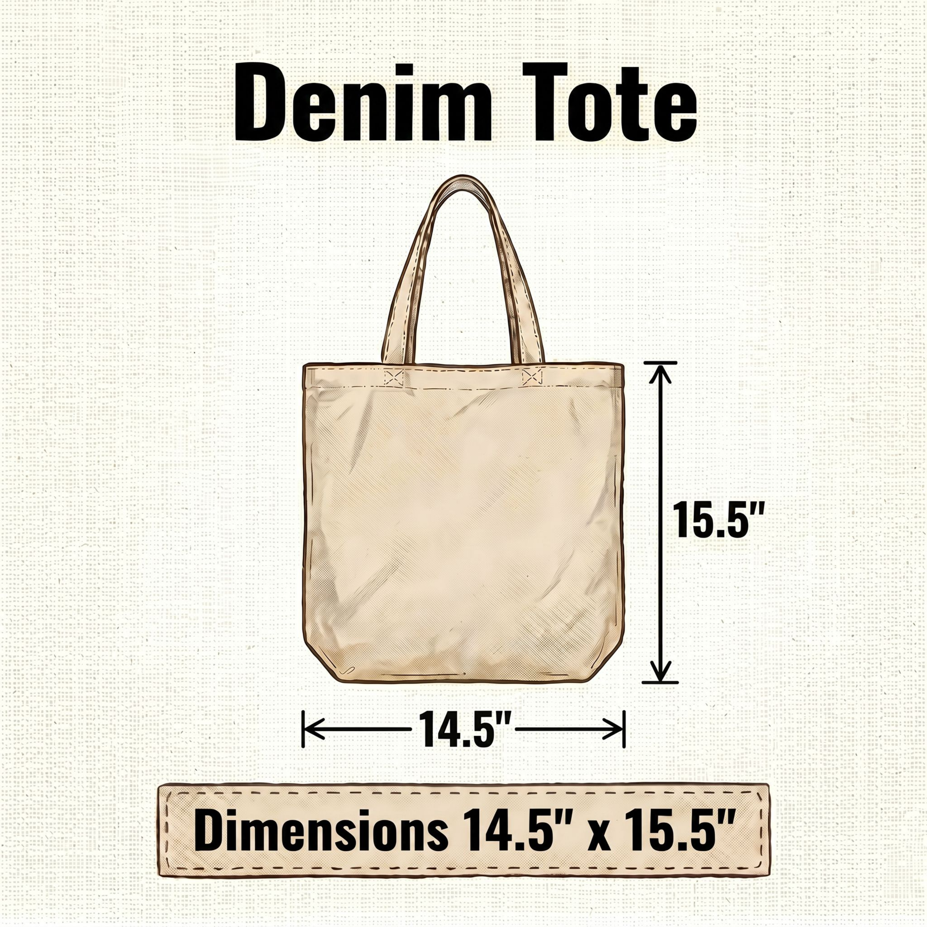AMERICA UNITED DENIM TOTE