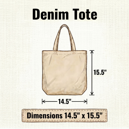 AMERICA UNITED DENIM TOTE