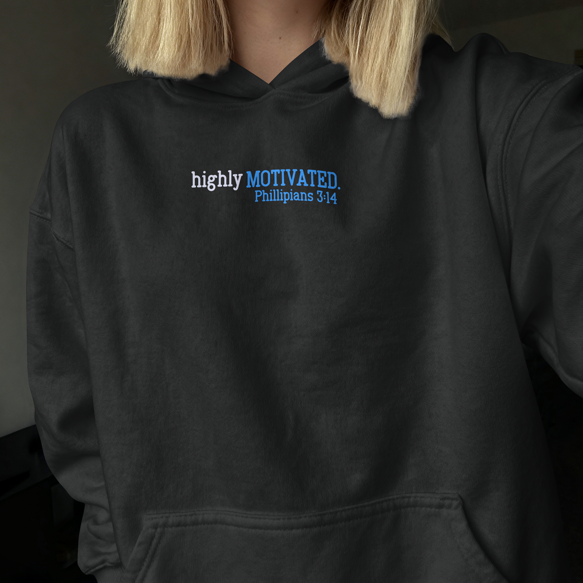 HIGHLY MOTIVATED RELAXED HOODIE