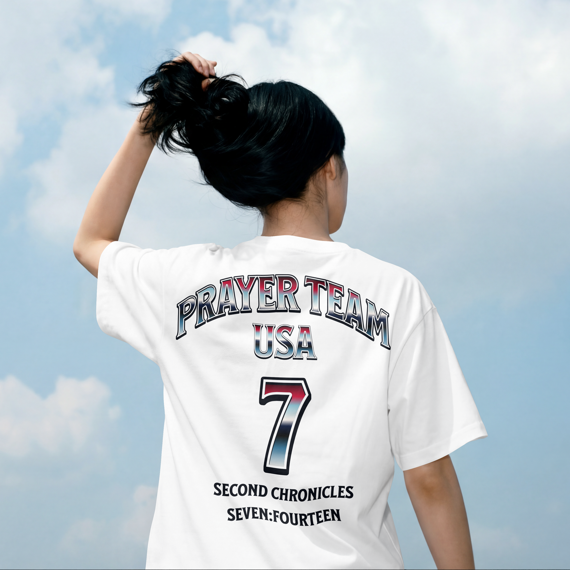 USA PRAYER TEAM RELAXED TEE