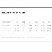 AH RELAXED CUFFLESS TRACK PANTS